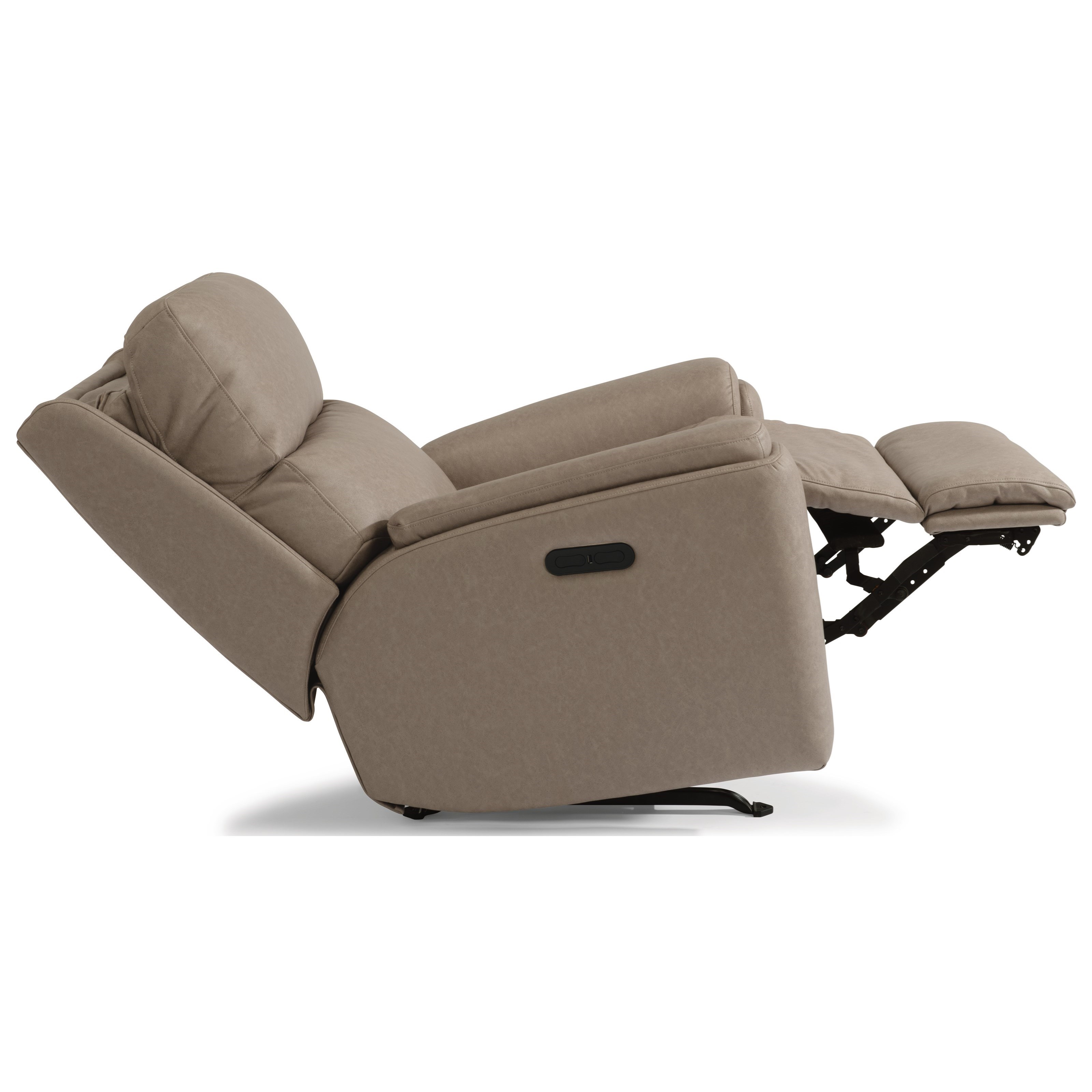Flexsteel Rio Casual Power Rocking Recliner with Power Headrest and USB